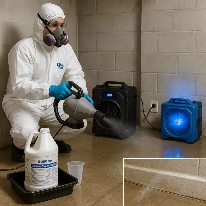 Sanitization and Odor Removal process in Rowland Heights, CA