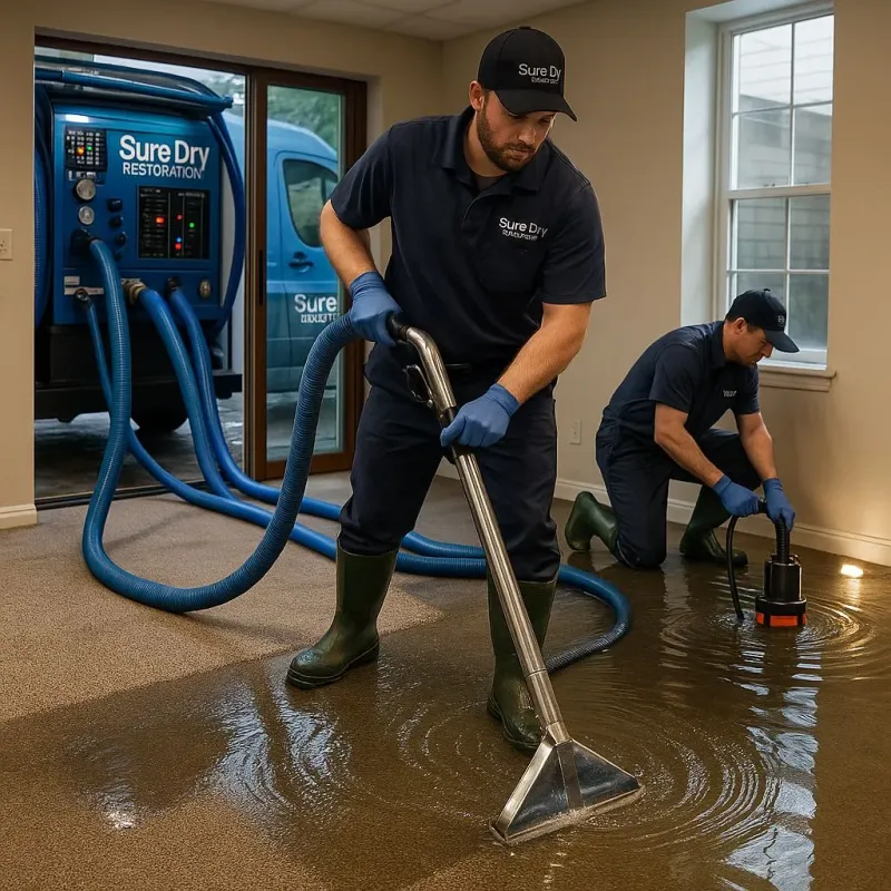 Water Extraction and Removal process in Rowland Heights, CA